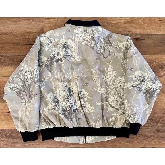 Vintage Ghost‎ Camo Prairie Field Bomber Jacket Quilt Insulated Size XL(?) GUC - Picture 3 of 14